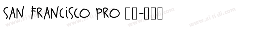 San Francisco Pro 字体字体转换